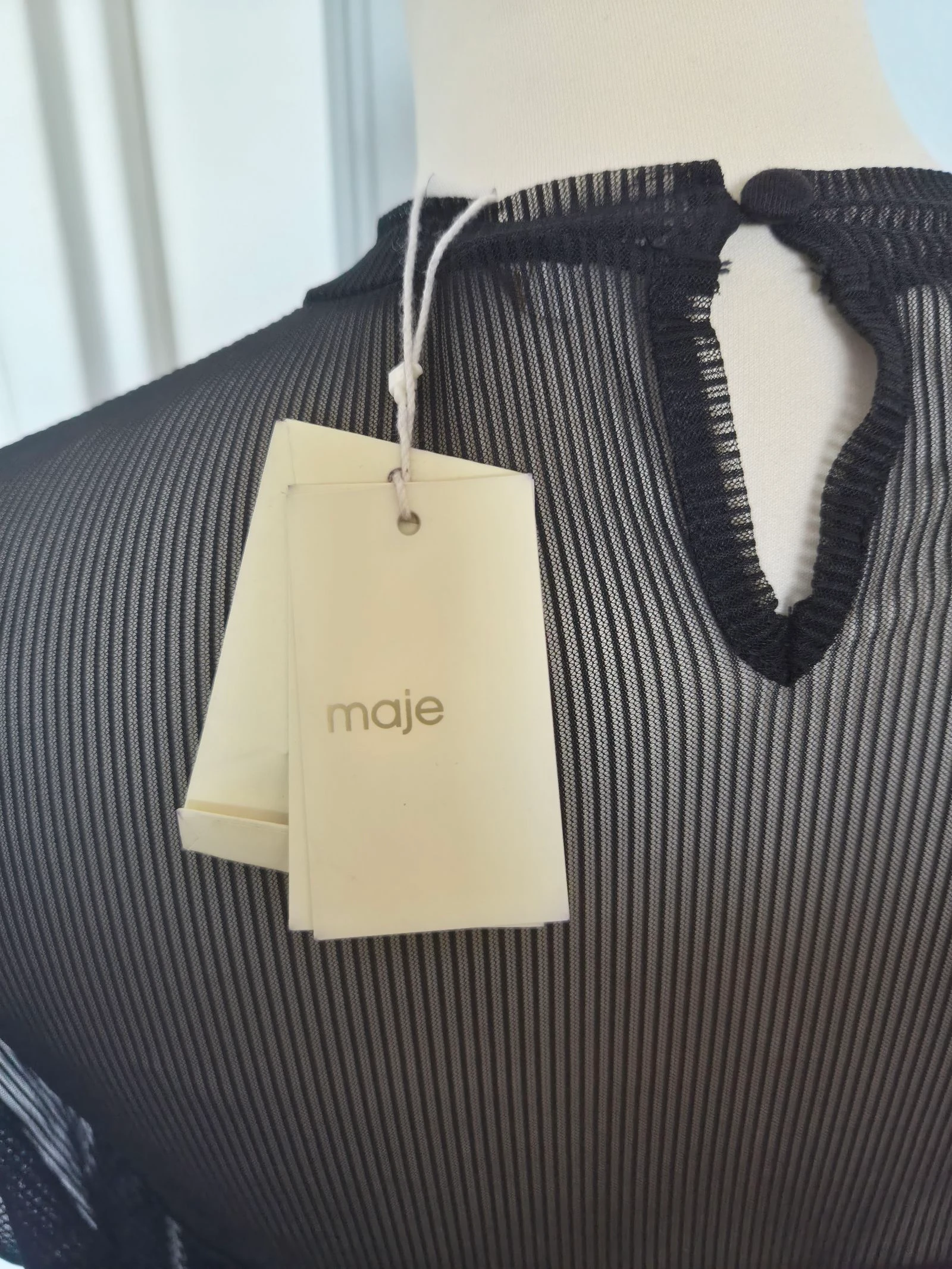 Nieuwe zwarte blouse van Maje Maat 36 – photo 7